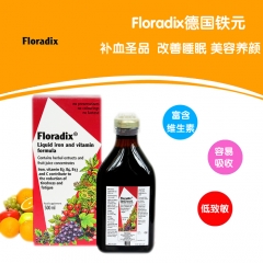 德国铁元 铁源 英国进口floradix孕产妇补铁血500ml